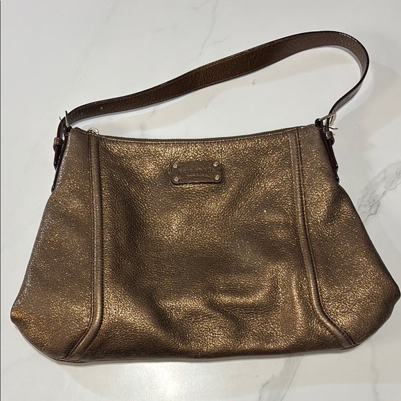 Coach Metallic Brown Shoulder Bag - Picture 1 of 4